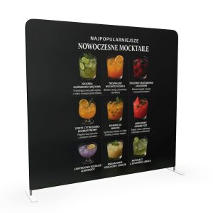 ścianka prosta menu dla barmana