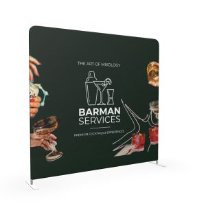 ścianka prosta menu dla barmana