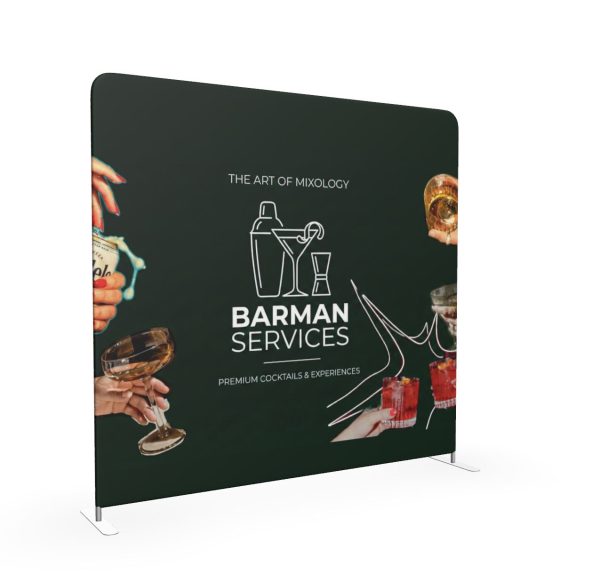 ścianka prosta menu dla barmana