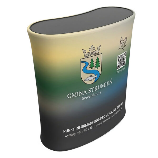 trybunka-dla-gminy-nerka-kidney Samorozkładająca trybunka reklamowa typu nerka - projekt Gmina Strumień