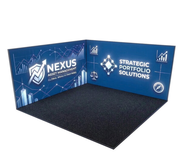 stoisko targowe podświetlane