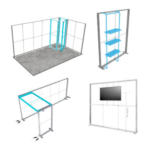 Stoisko targowe LUMIX 15 m² (5×3) Kompletny zestaw podświetlany LED - obrazek 3